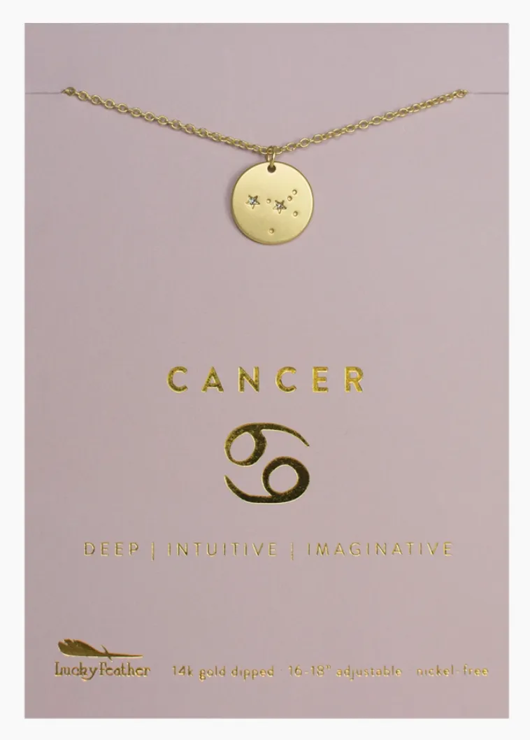 Gold ZODIAC Medallion Necklaces