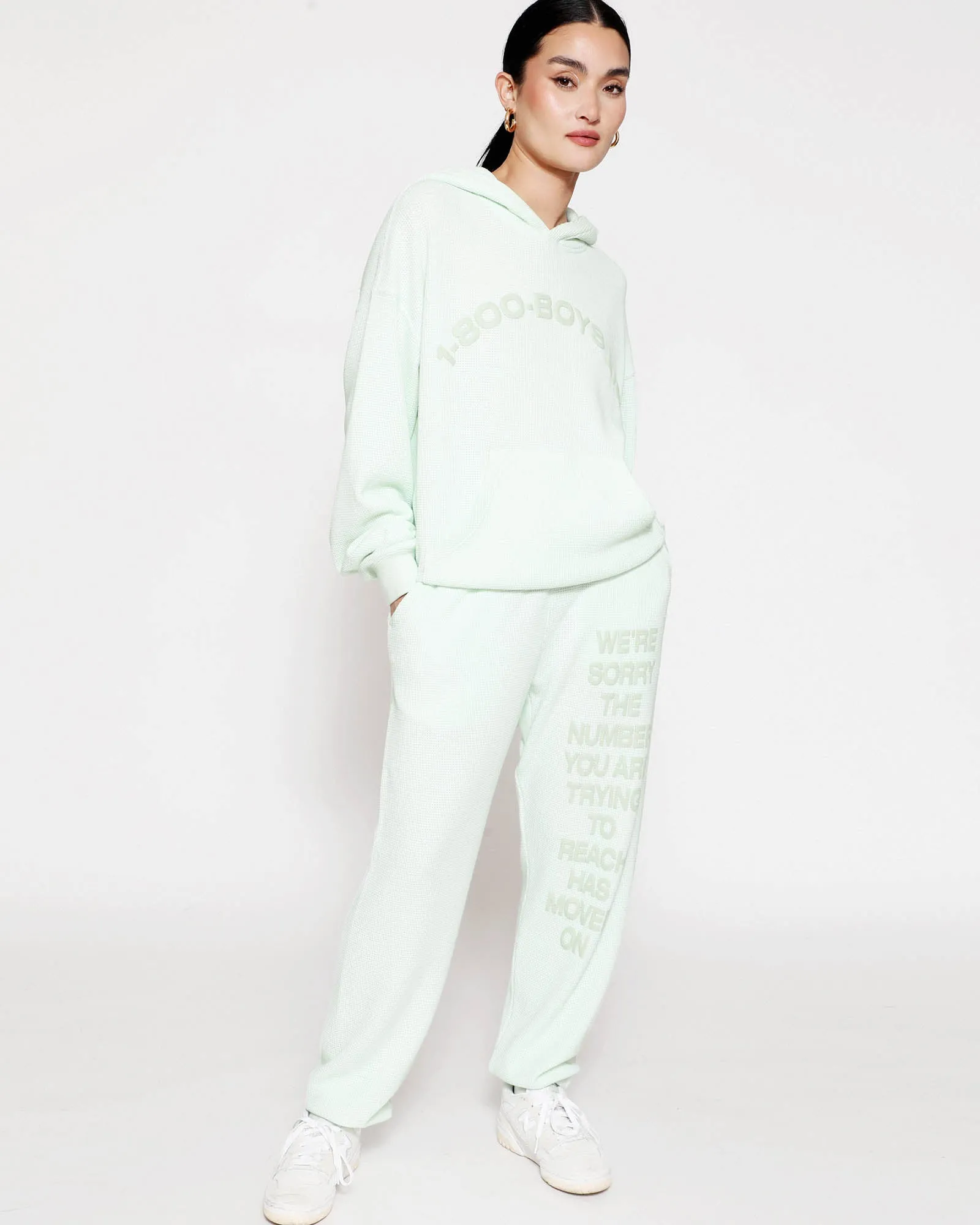 Green 1-800 Reunion Sweatpants