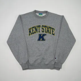 Grey Kent State University x Champion Crewneck