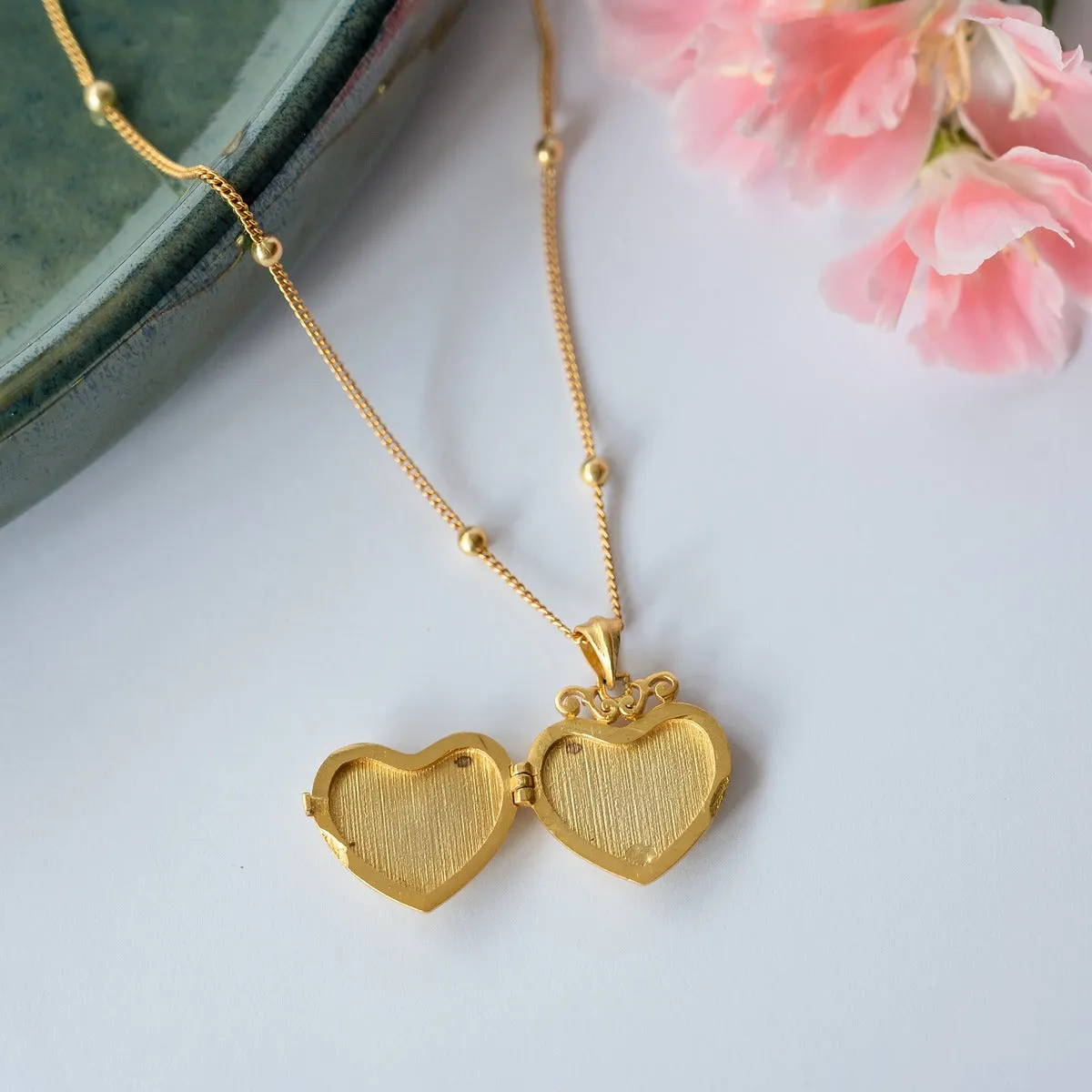 Heart in Heart Photo Locket