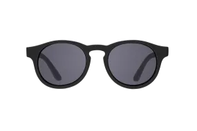 Jet Black Keyhole Kids Sunglasses