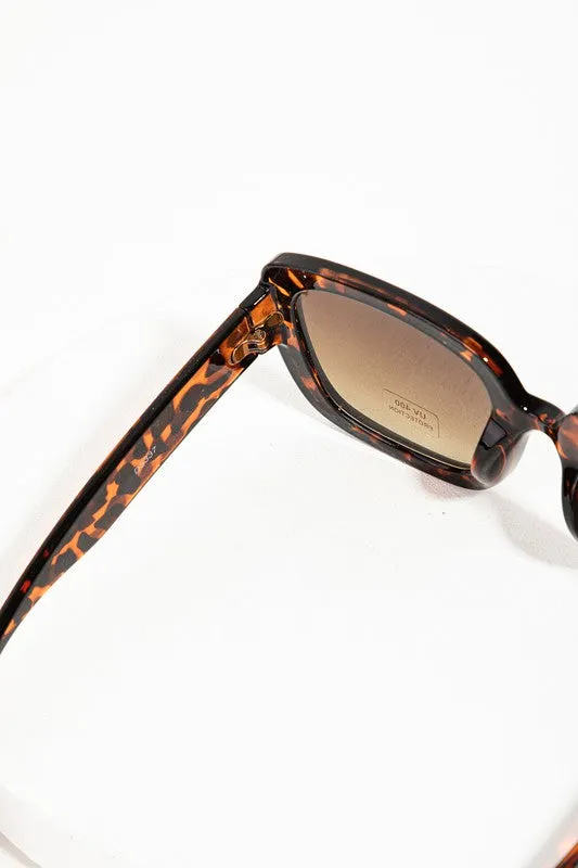 June Rectangle Fashion Sunglasses