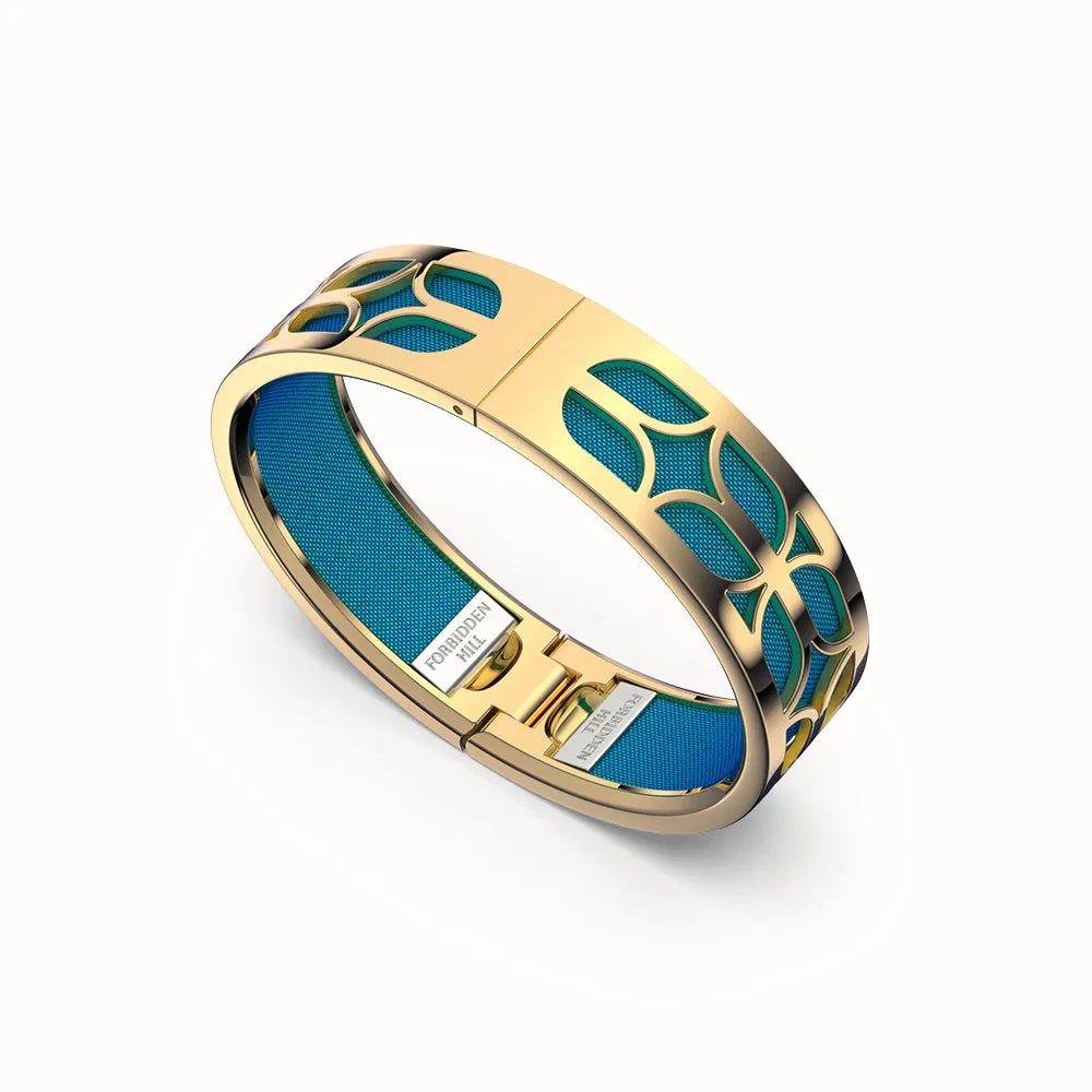 Kawung Bangle - Peacock Green