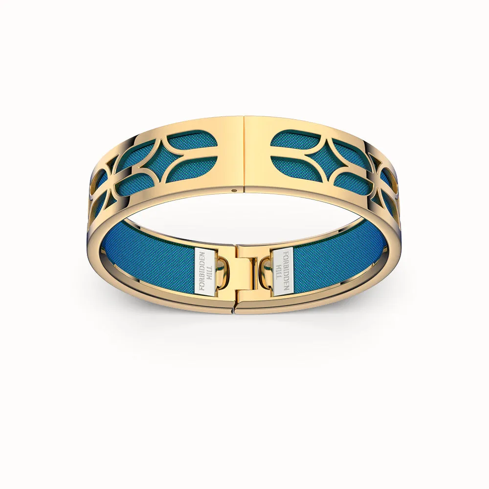 Kawung Bangle - Peacock Green