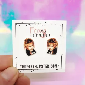 Labyrinth Jareth Goblin King Stud Earrings