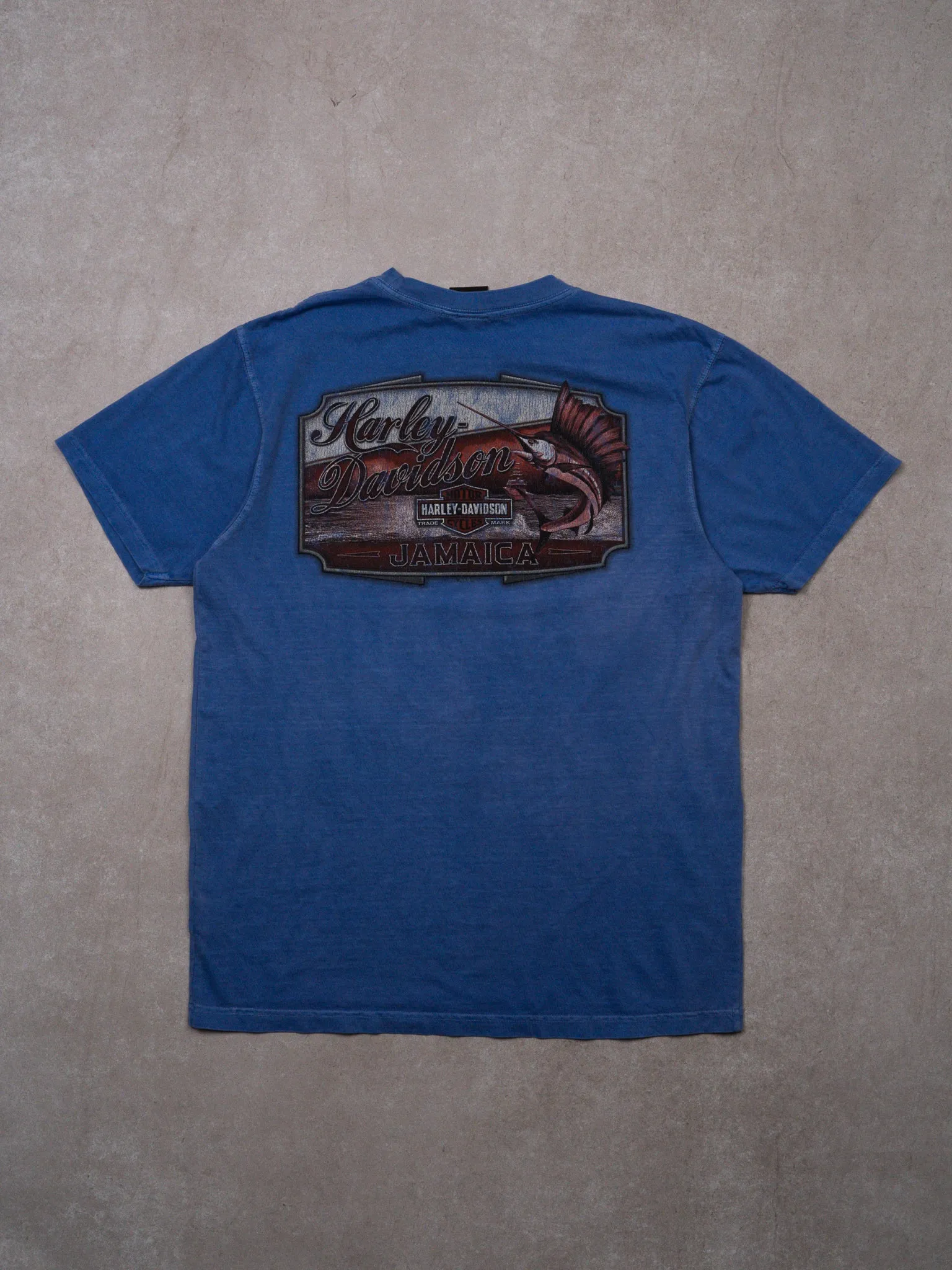 Light Blue Harley Davidson Jamaica Tee (M/L)