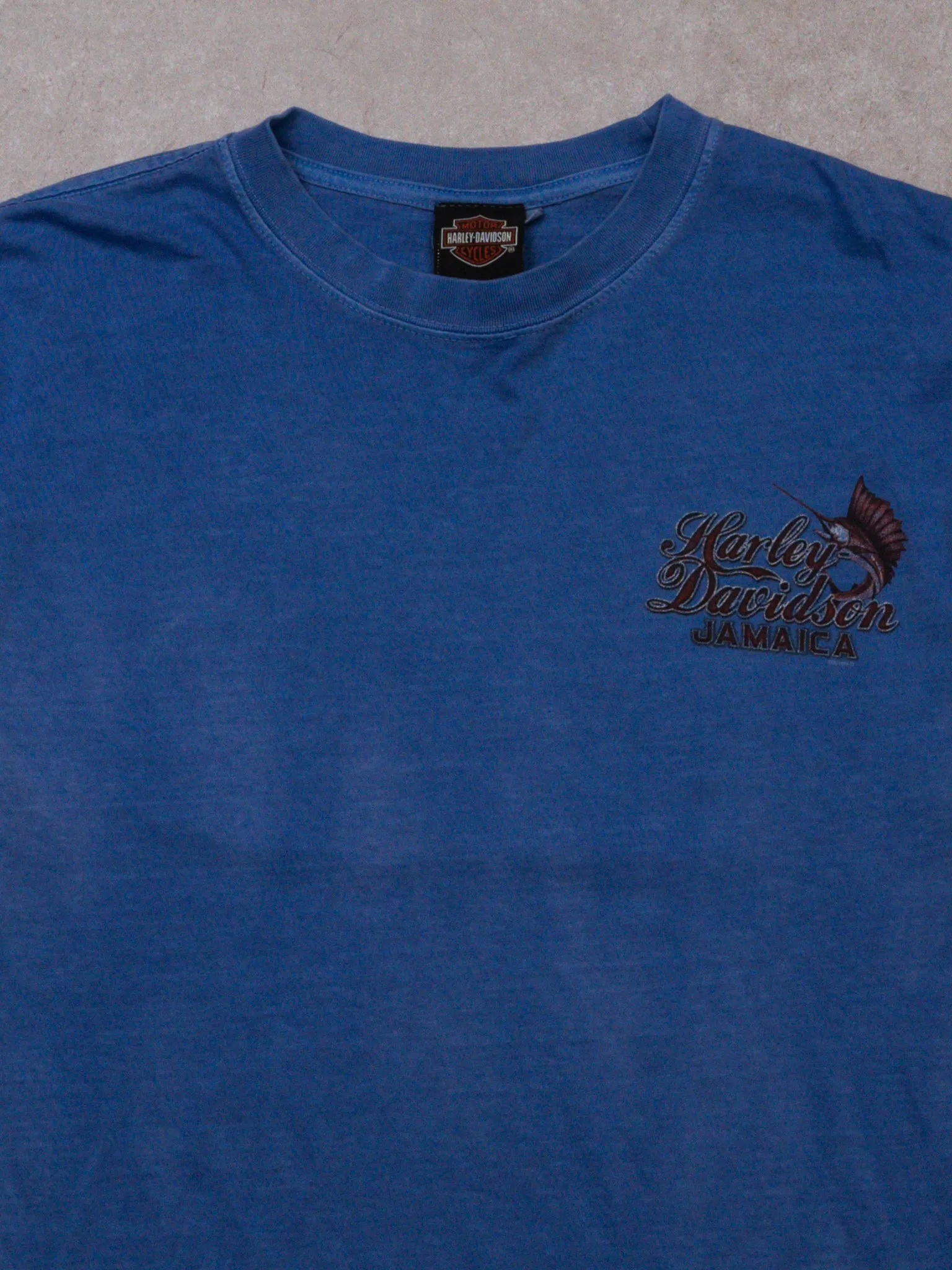 Light Blue Harley Davidson Jamaica Tee (M/L)