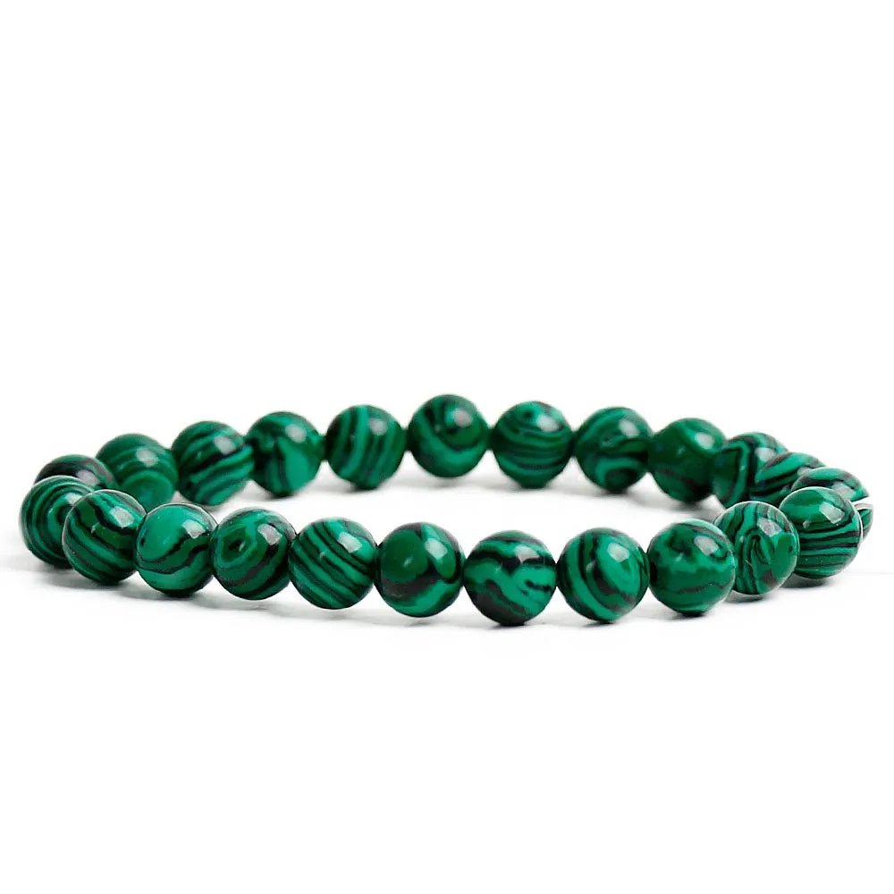 Malachite (Syn.) Power Bracelet