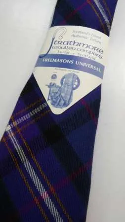 Masonic Tartan ties