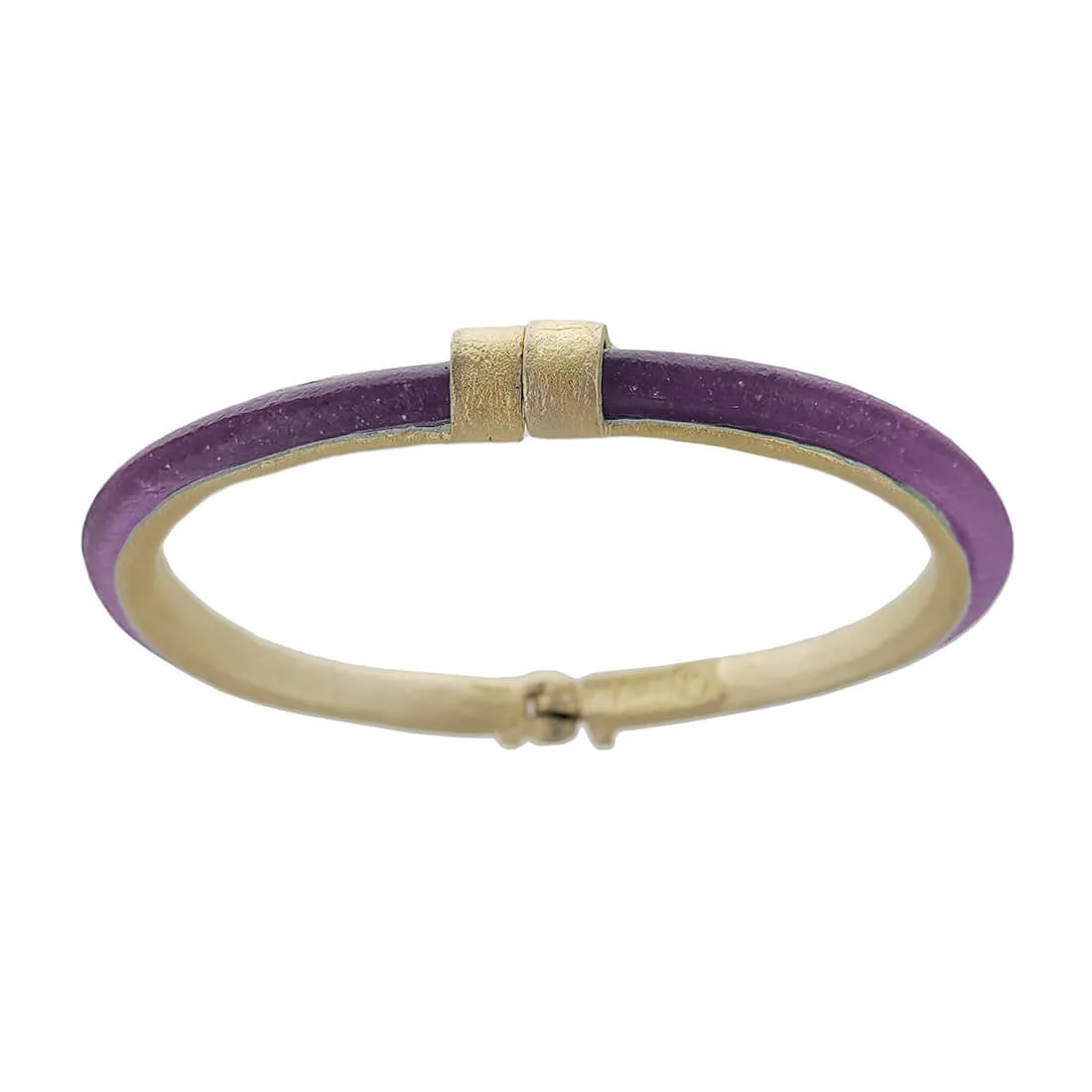 Michael Vincent Michaud Luminous Purple Magnetic Bangle Bracelet