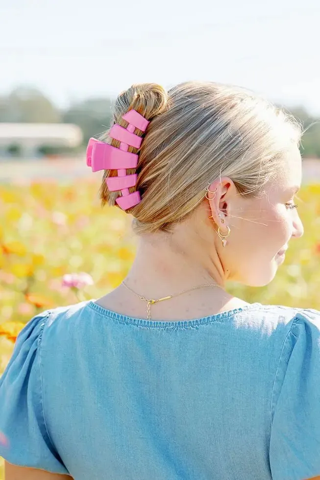 Peonies Please - Large Hair Clip