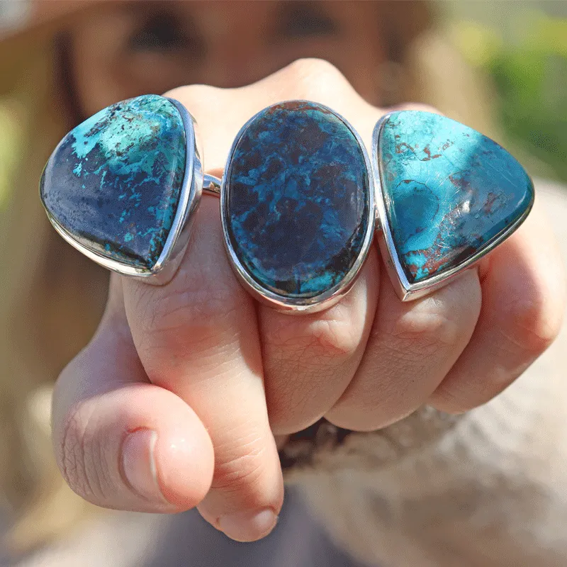 Percy Shattuckite Teardrop Ring B