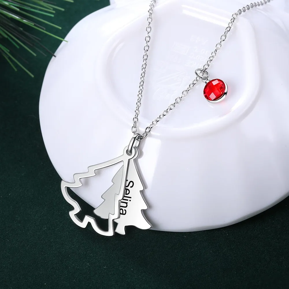 Personalized Christmas Tree Pendants For Women