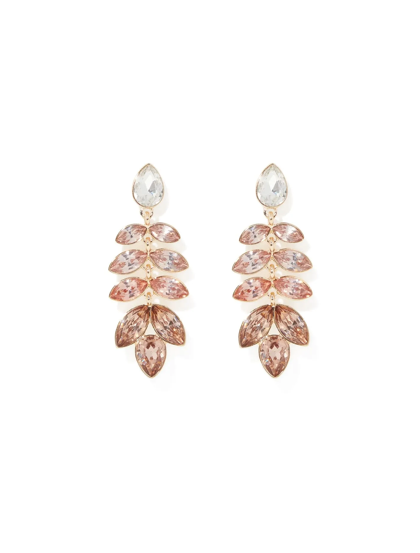 Peyton Petal Glass Drop Earrings