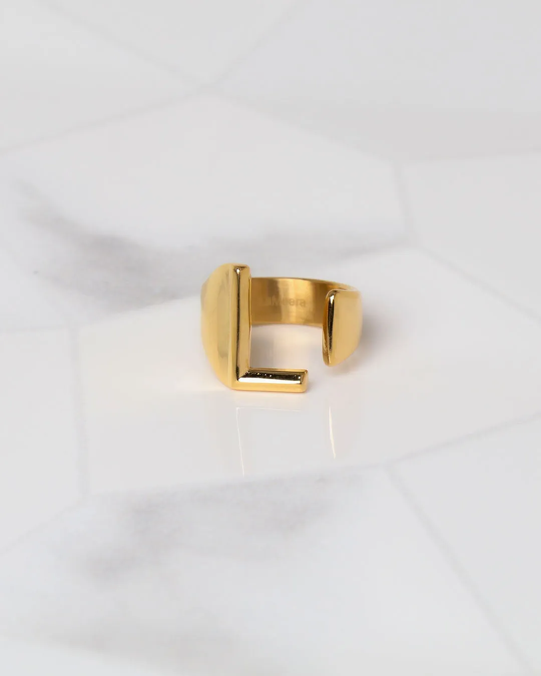 Plated Letter Ring | Premium