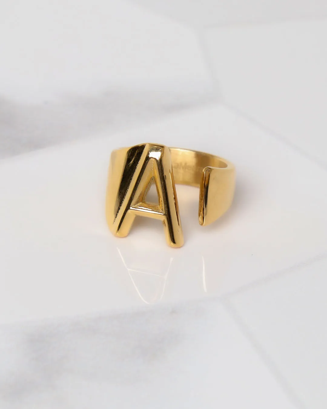 Plated Letter Ring | Premium