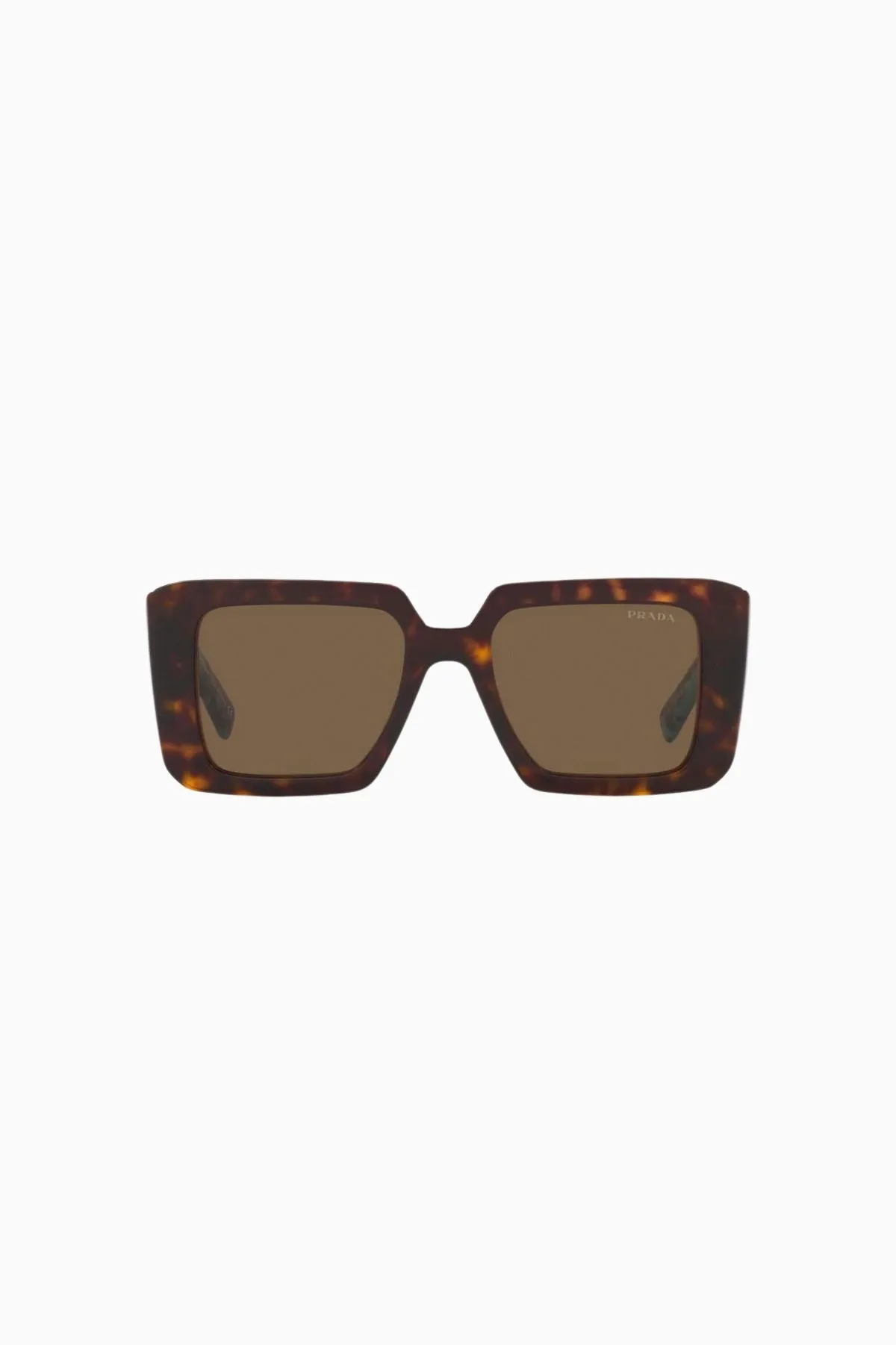 Prada Square Framed Sunglasses - Tortoise Brown