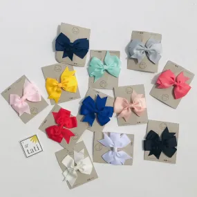 Prime Flower Bow Hair Clips