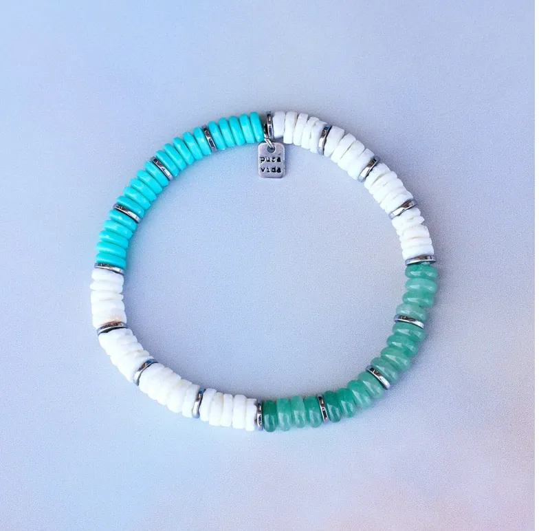 PURAVIDA Stretch Bead Bracelets