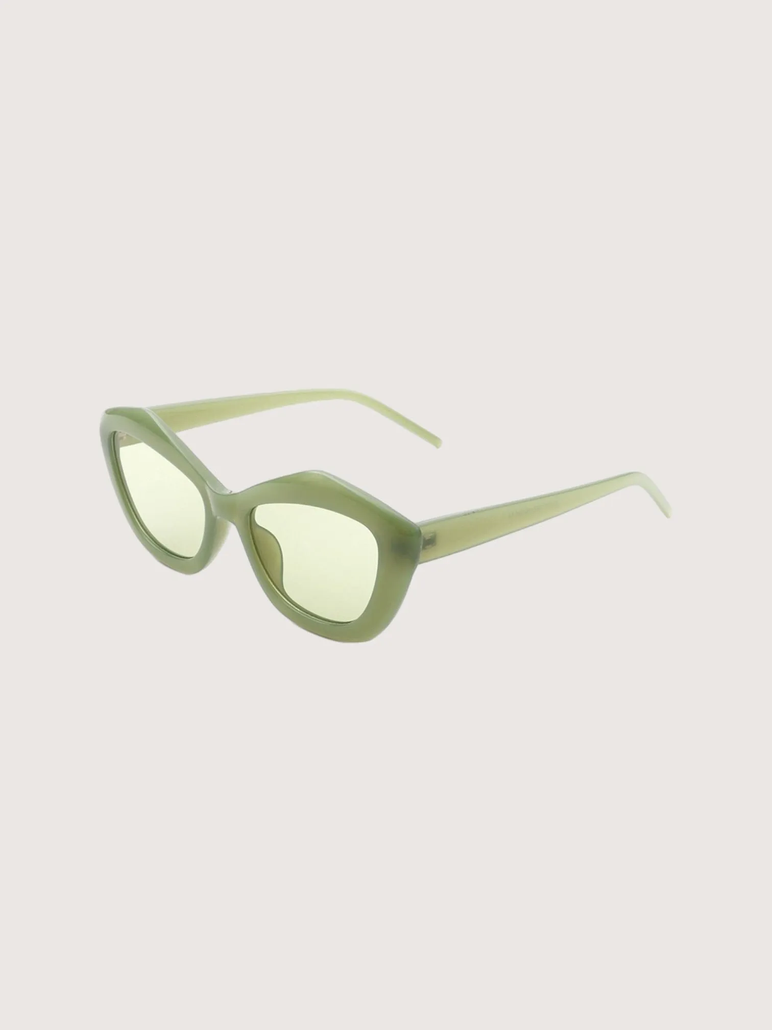 Retro Frame Sunglasses | Green