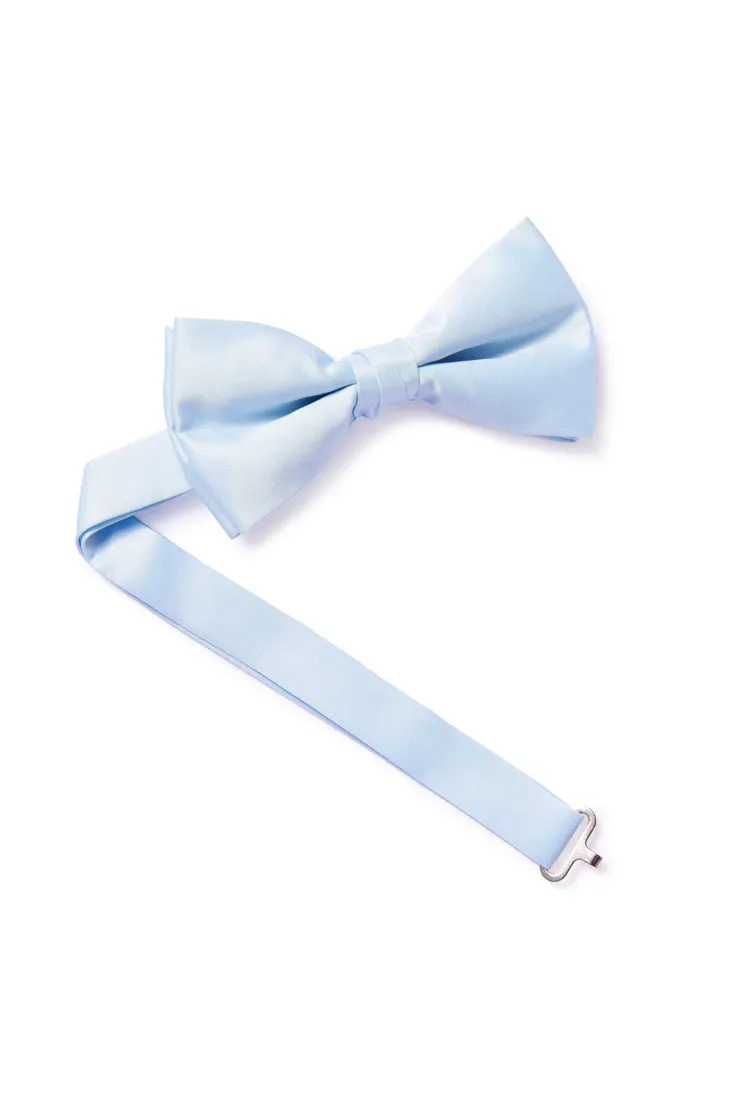 Satin Bow Tie - Light Blue