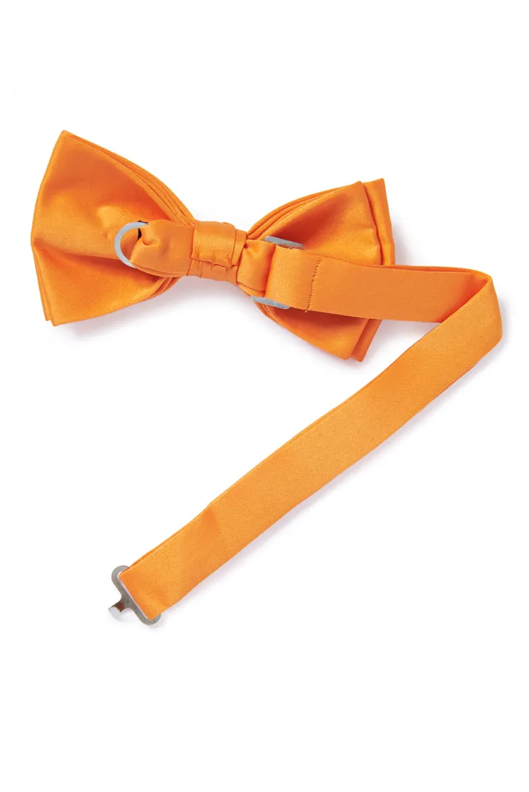 Satin Bow Tie - Orange