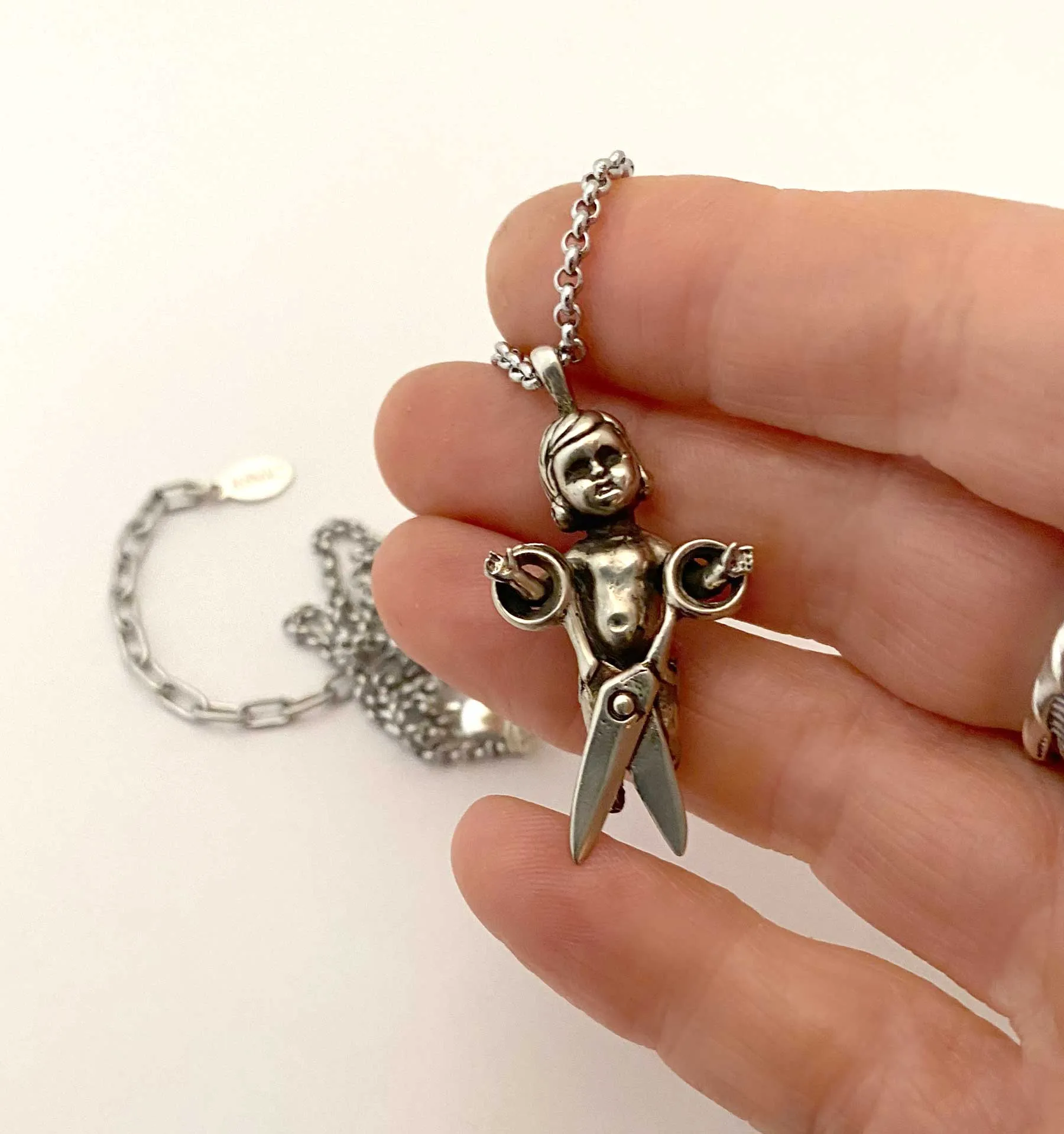 Scissor Baby Necklace