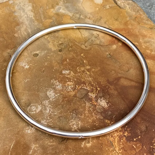 Single Station Diamond Bangle Bracelet- Heirloom by Doyle & Doyle