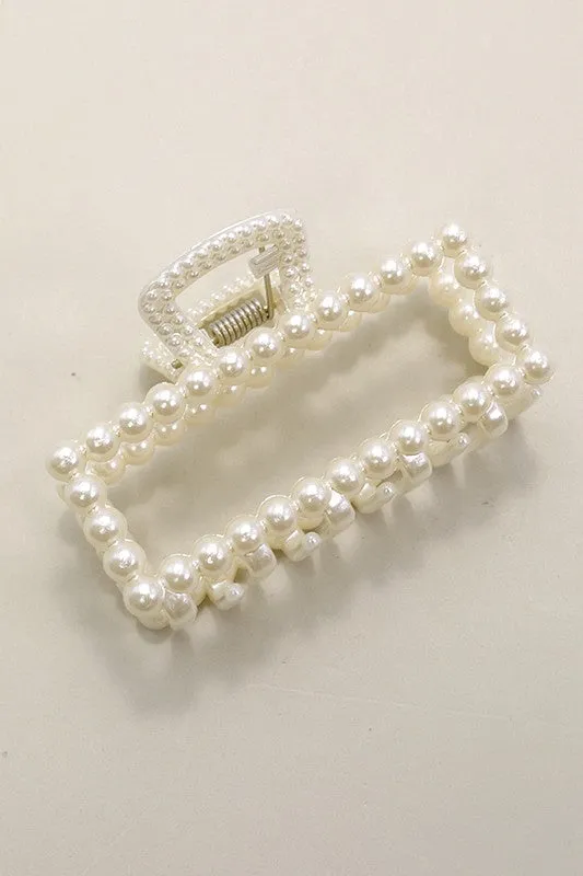 The Chantelle Pearl Hair Claw Clip