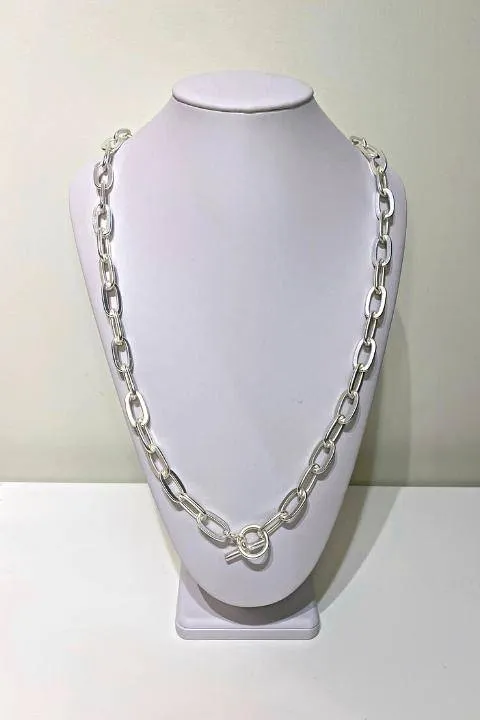 Thick Link Long Chain Necklace