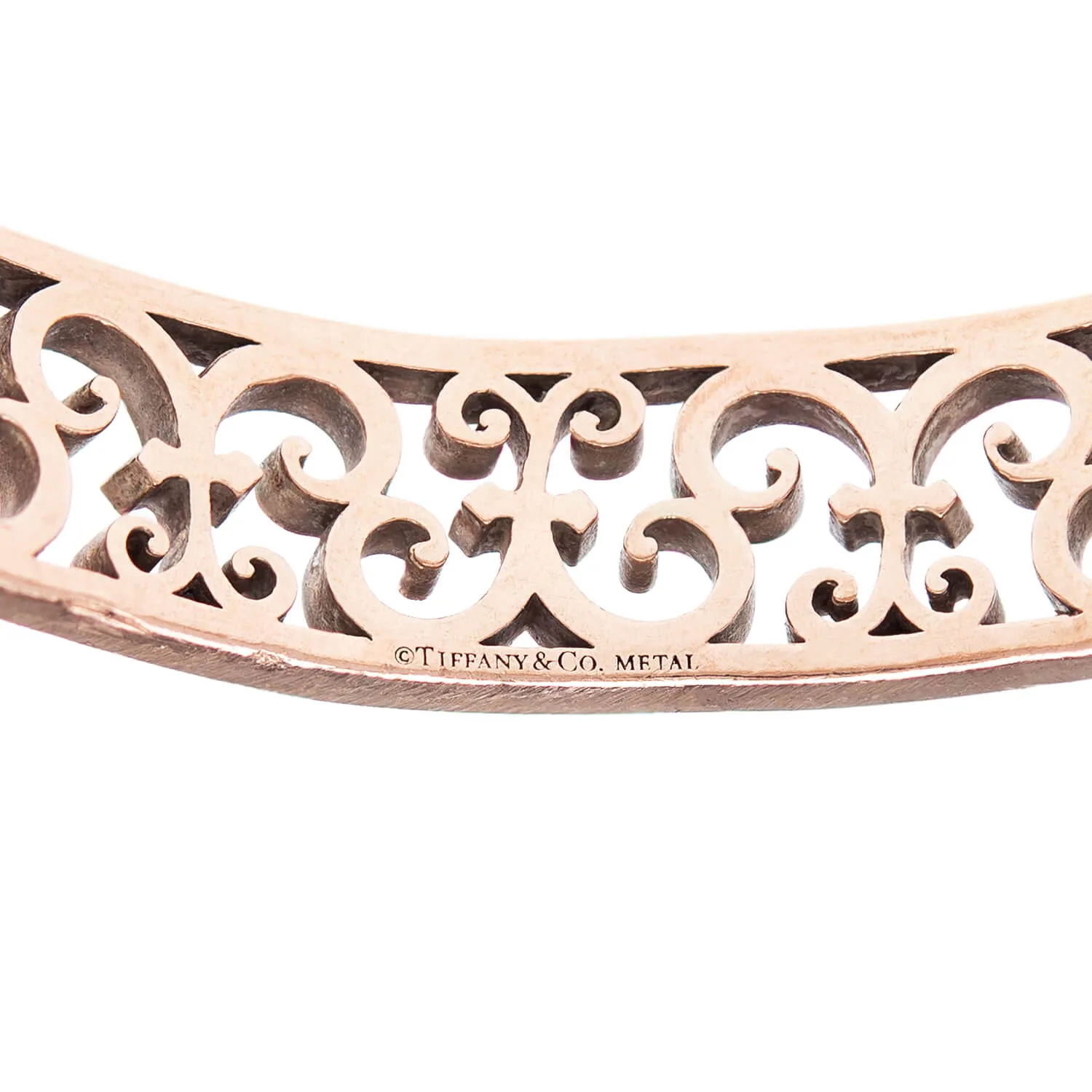 TIFFANY & CO. Estate Rubedo Metal Bangle Bracelet