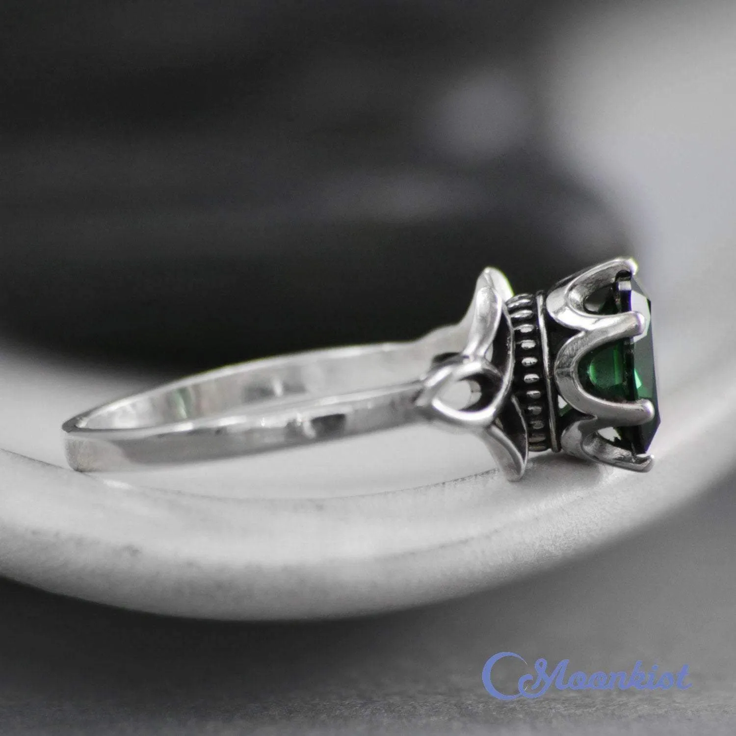 Triquetra Celtic Oval Engagement Ring | Moonkist Designs