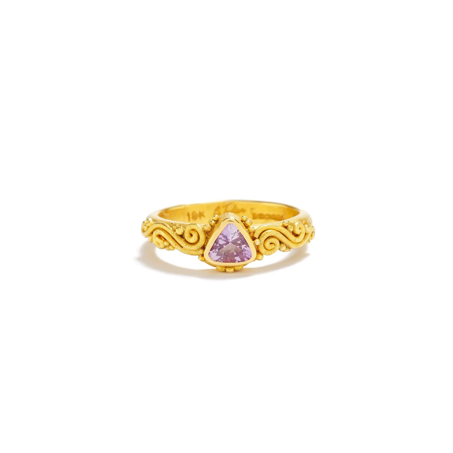 Twinkler Rough Purple Sapphire Ring