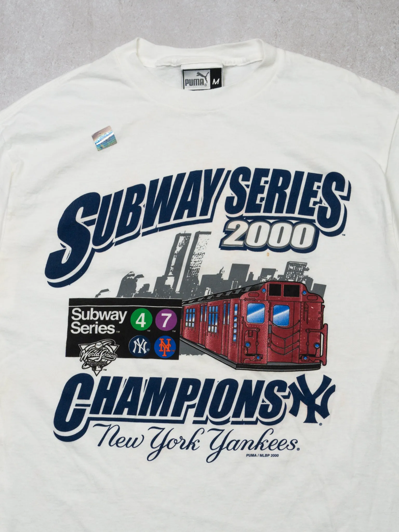 Authentic Vintage 2000 NY Yankees Subway Series X Puma T-Shirt - Size S/M