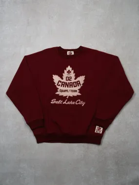 Vintage '02 Red Salt Lake City Roots Crewneck (L)