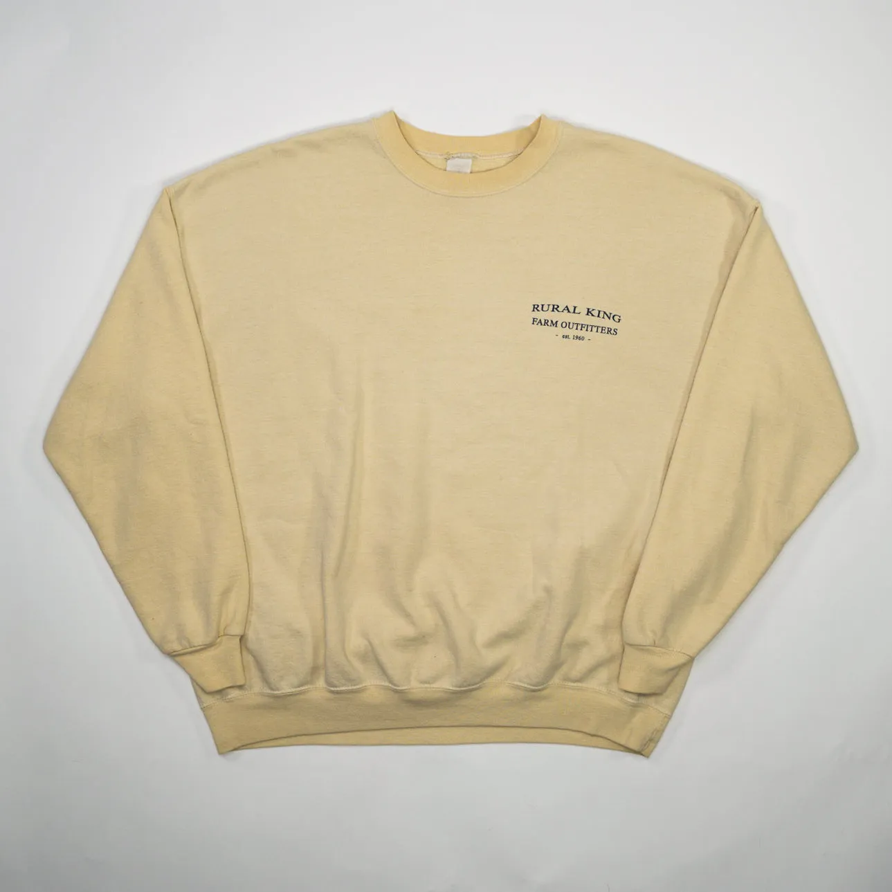 Vintage '04 Yellow Outdoor America Deer Crewneck (L)