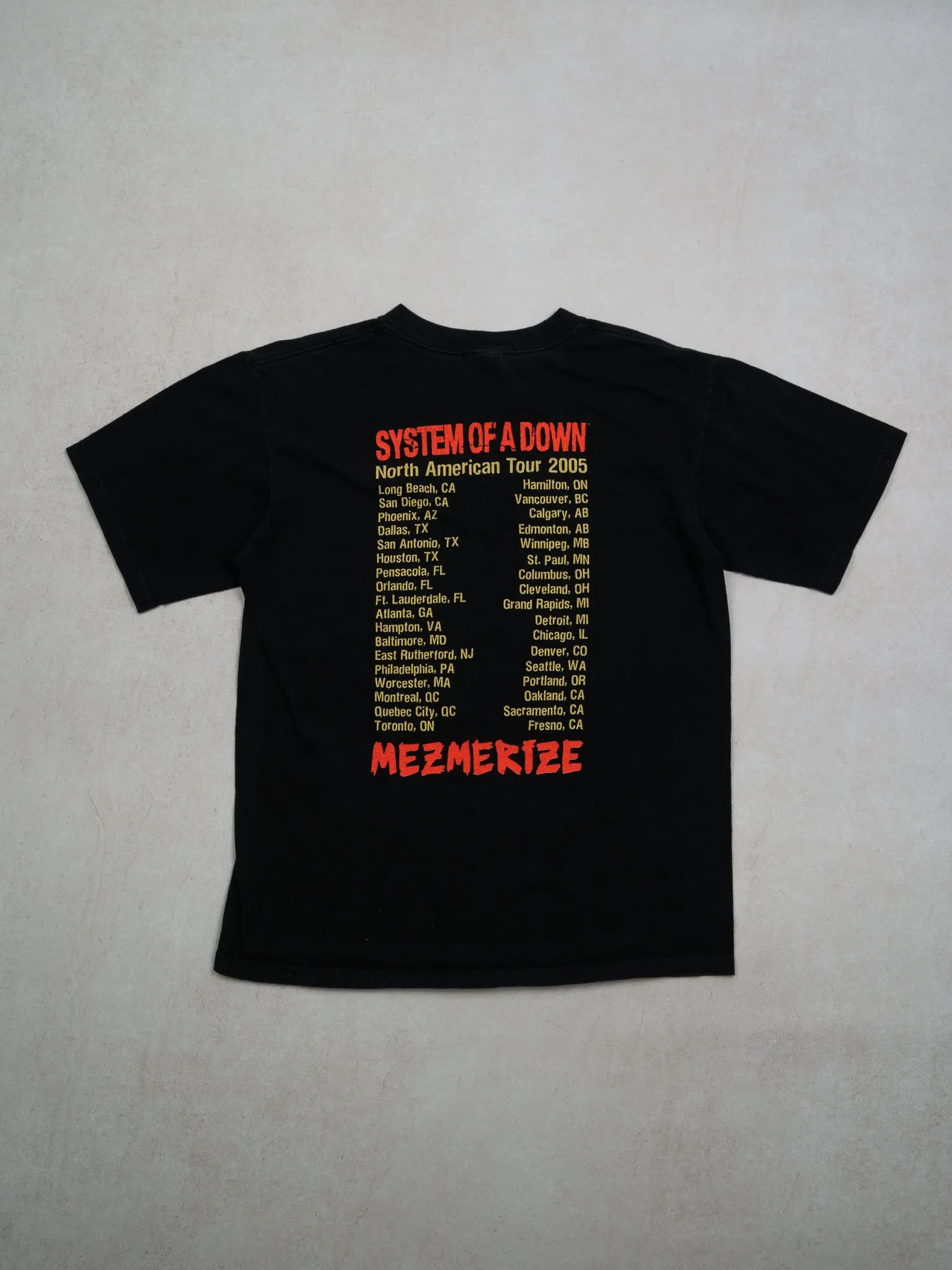 Vintage '05 System of a Down Mezmerize Tour Tee (S/M)