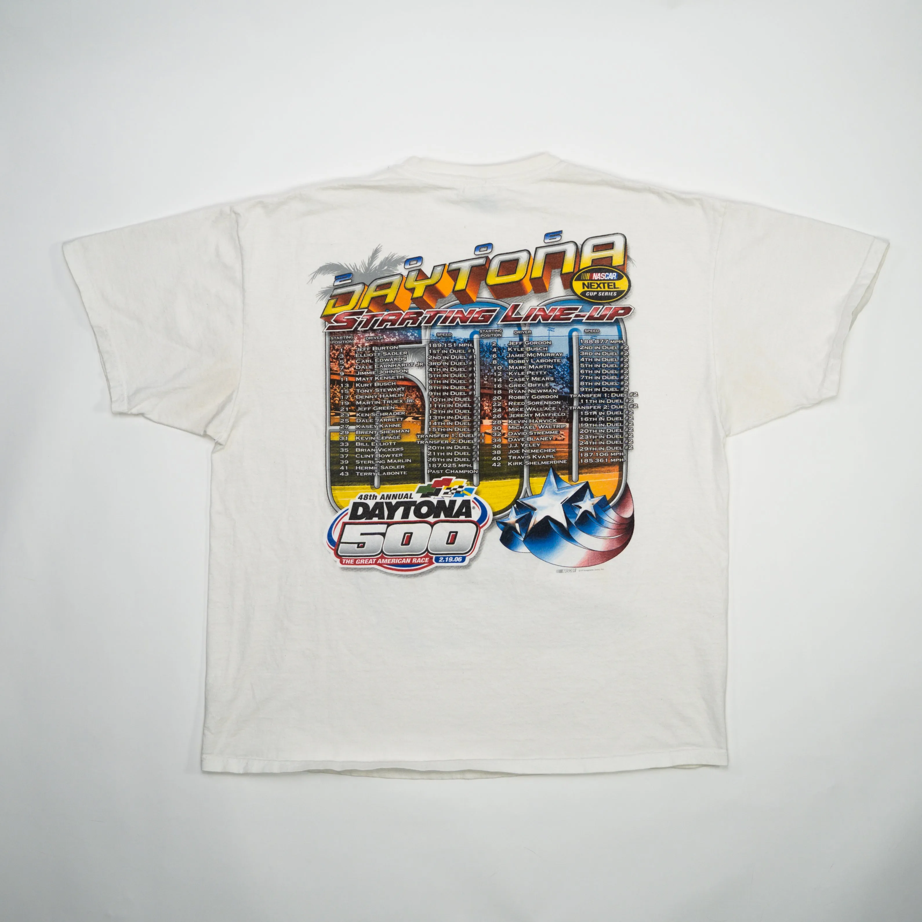 Vintage '06 Daytona 500  Starting Line Up Tee (XL)