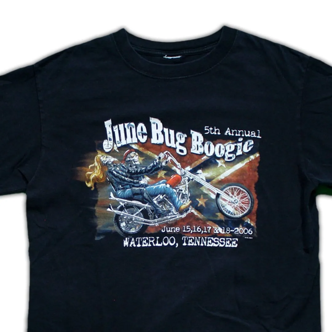 Vintage '06 June Bug Boogie Motorcycle Tennessee Tee