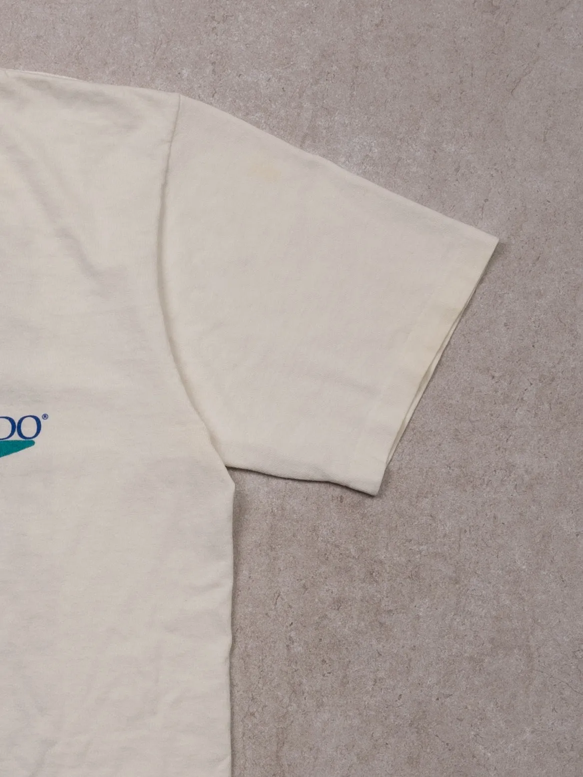 Vintage '94 White Speedo Make It Last Single Stitch Tee (S)