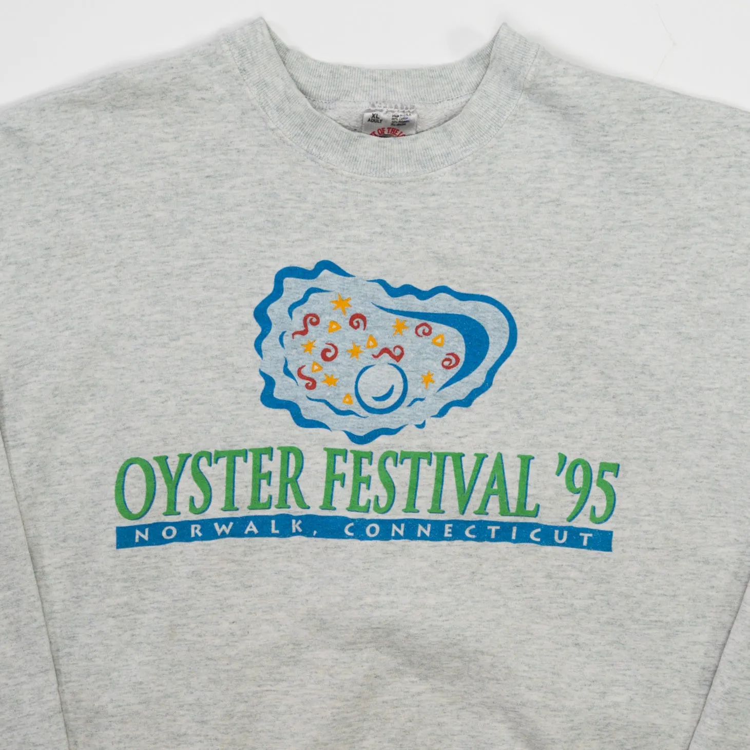 Vintage '95 Grey Pyster Festival Crewneck (L)