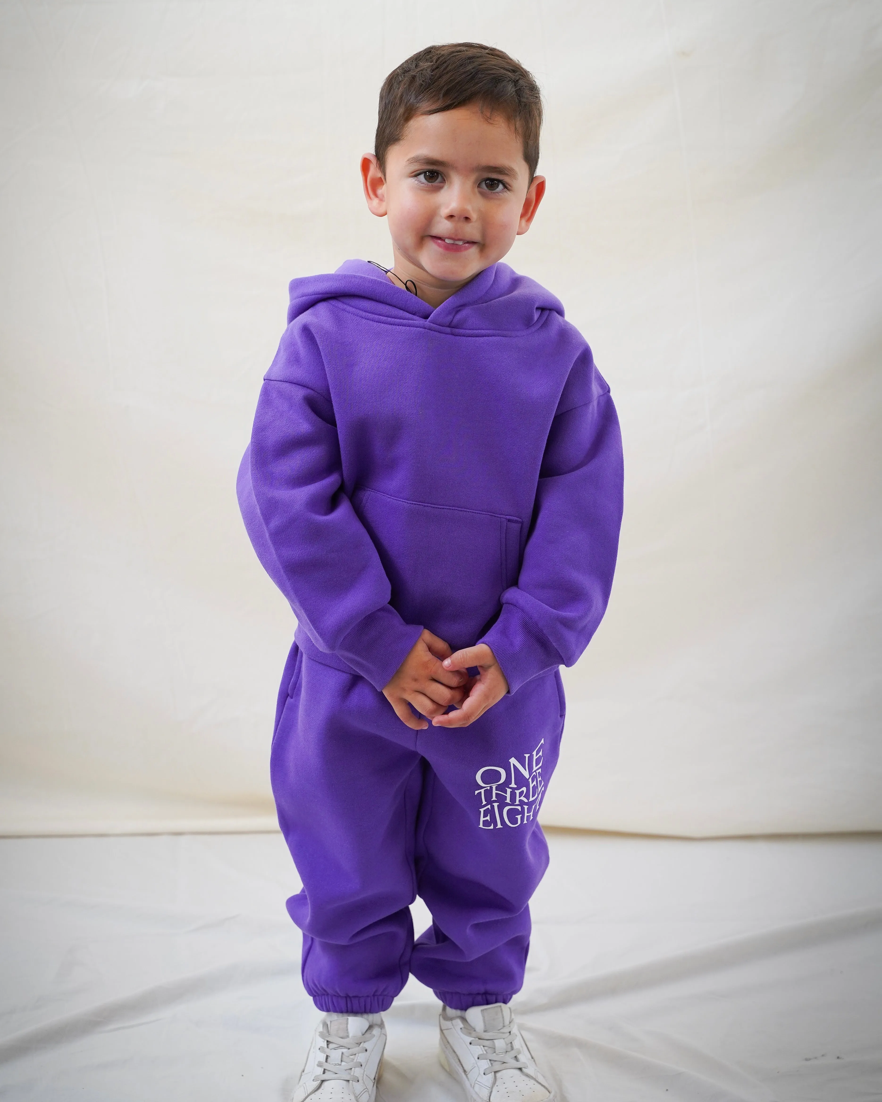 WAVY KIDS TRACKSUIT SET - PURPLE