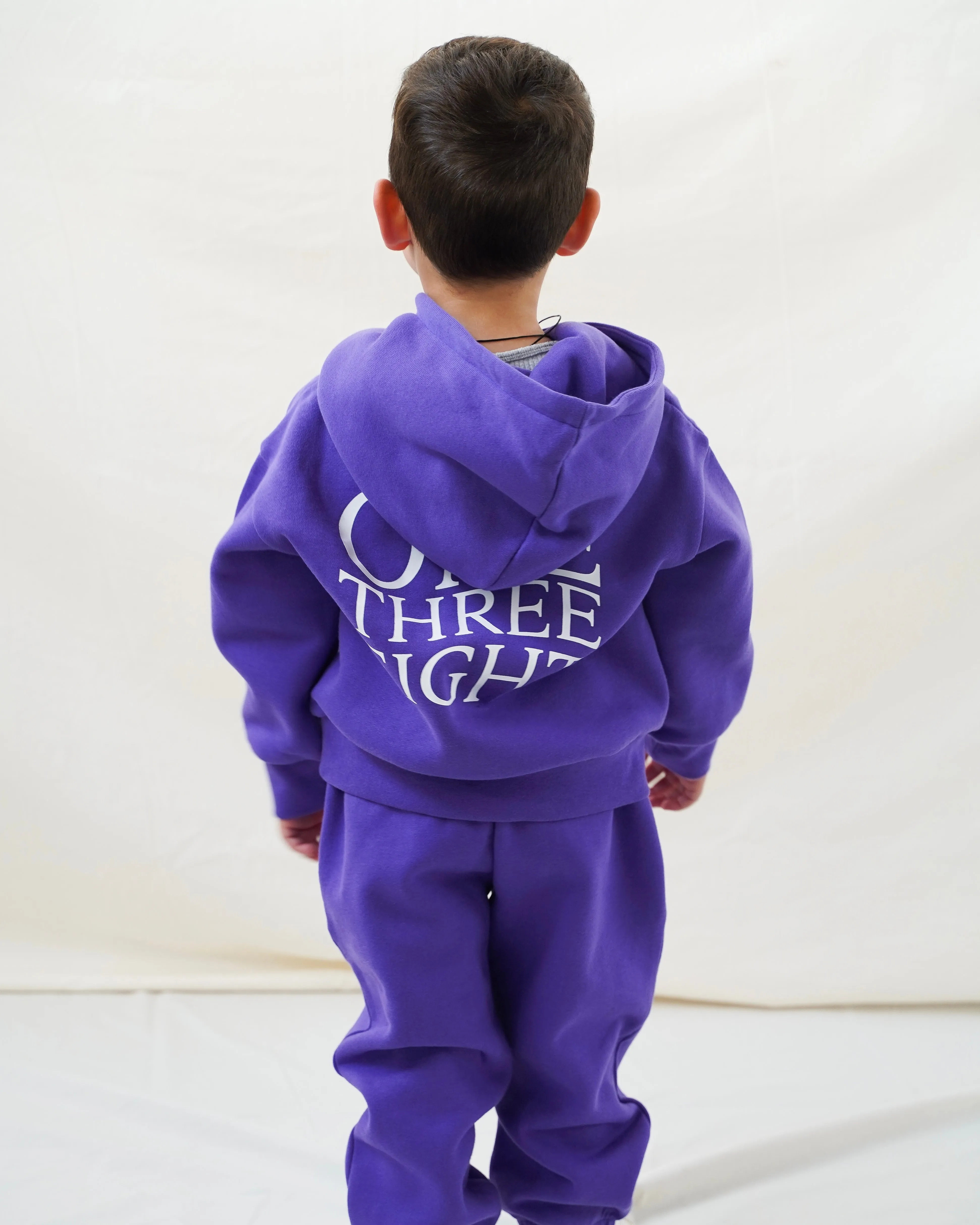 WAVY KIDS TRACKSUIT SET - PURPLE