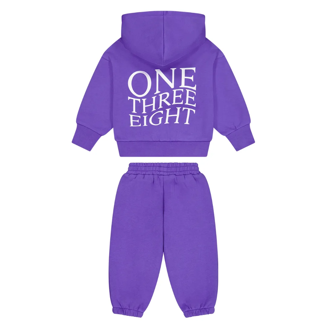 WAVY KIDS TRACKSUIT SET - PURPLE