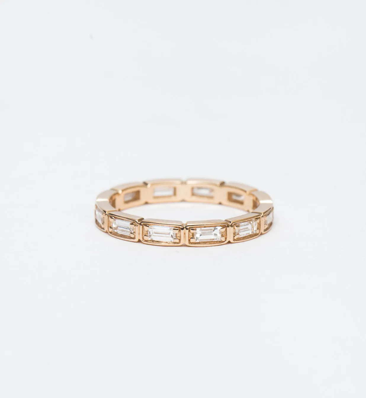 Wheat Baguette Eternity Band