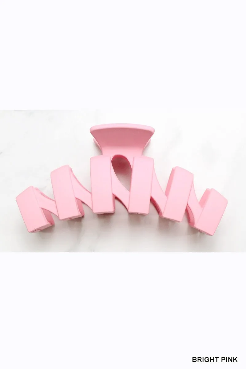 ZigZag Hair Claw Clip