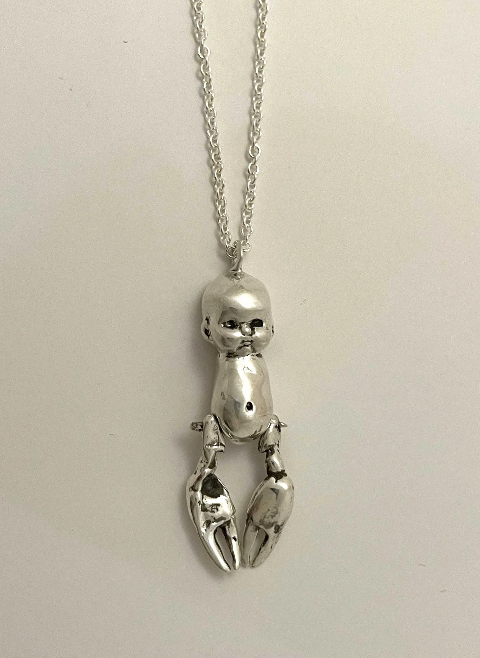 Zodiac Doll Cancer Necklace- Ready to Ship