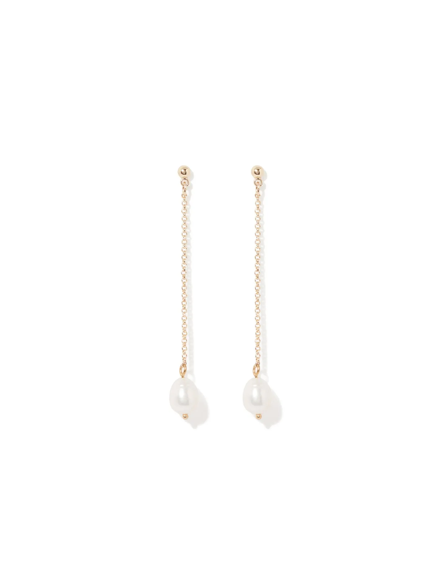 Zoey Dainty Pearl Drop Earrings